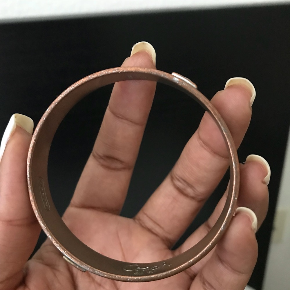 Coach Sterling bangle bracelet - Picture 3 of 4